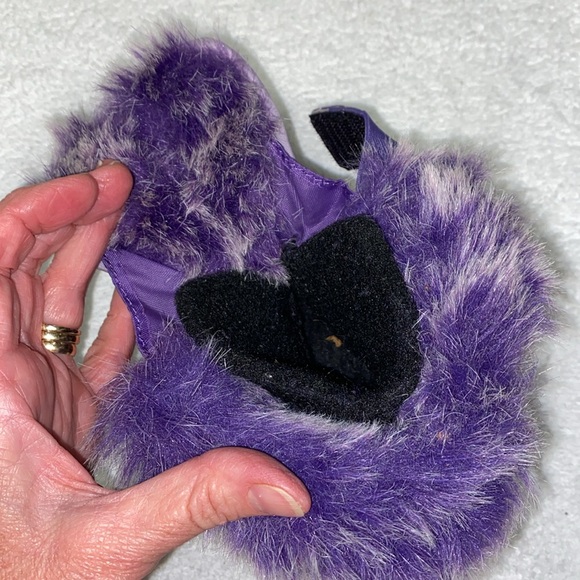 Kamik Girls Sugar Plum Snow Boots Purple Faux Fur Lined Hook Loop Round Toe 6 - Picture 7 of 9